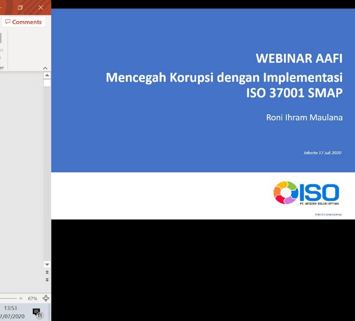 Concept and Implementation of Anti Bribery Management System  and ISO 37001:2016 Talkshow