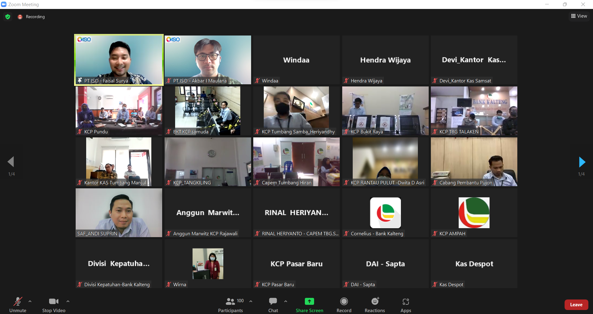 Implementation of ISO 37001: 2016 at PT Bank Kalteng